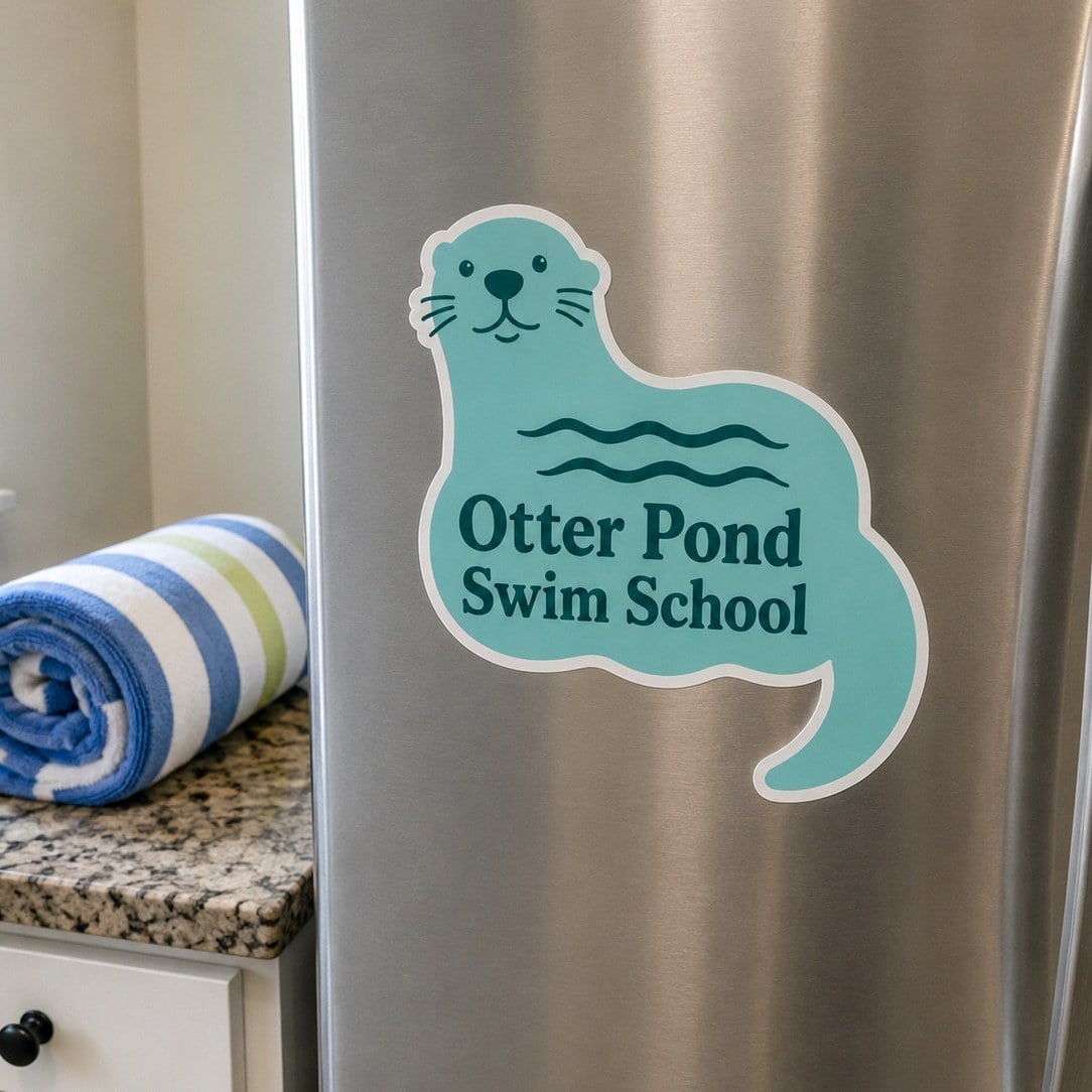 Branded fridge clings with logo