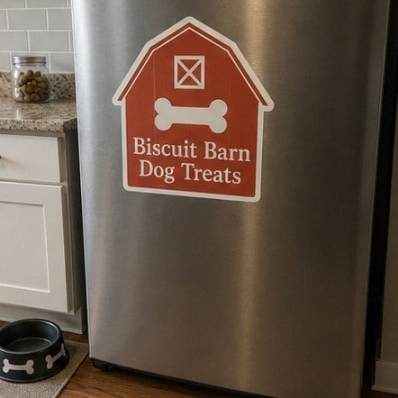 Fridge clings with logo printing
